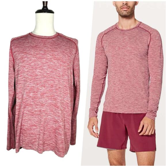 Lululemon | Men | Metal Vent Tech Surge Caliente White LS Athletic Shirt | XL - Picture 1 of 10